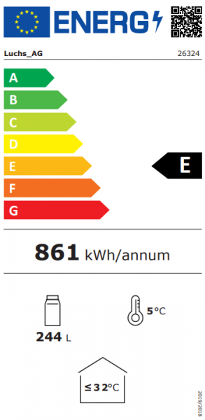 BASICLINE içecek buzdolabı 790 l, sürgülü kapılı - 230 V 