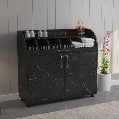 GGMMÖBEL LEA | Besteckschrank | B55cm x H105 | Wenge-Schwarz | Soft GGMMÖBEL LEA | Besteckschrank | B55cm x H105 | Wenge-Schwarz | Soft