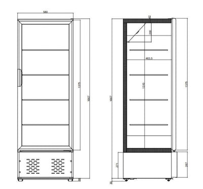 BASICLINE Getränkekühlschrank - 260 l (230 V) Emre Can Kozan