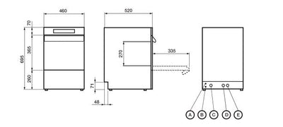 PROFILINE Gläserspülmaschine - 230 Volt Emre Can Kozan