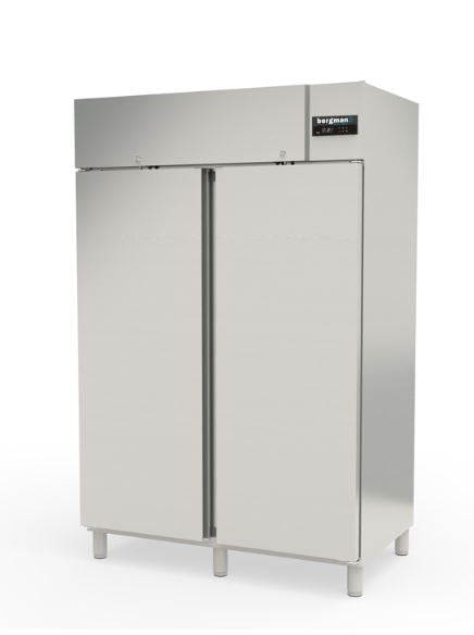 PROFILINE 1400 Gastro paslanmaz çelik buzdolabı - 2 kapılı GN 2/1